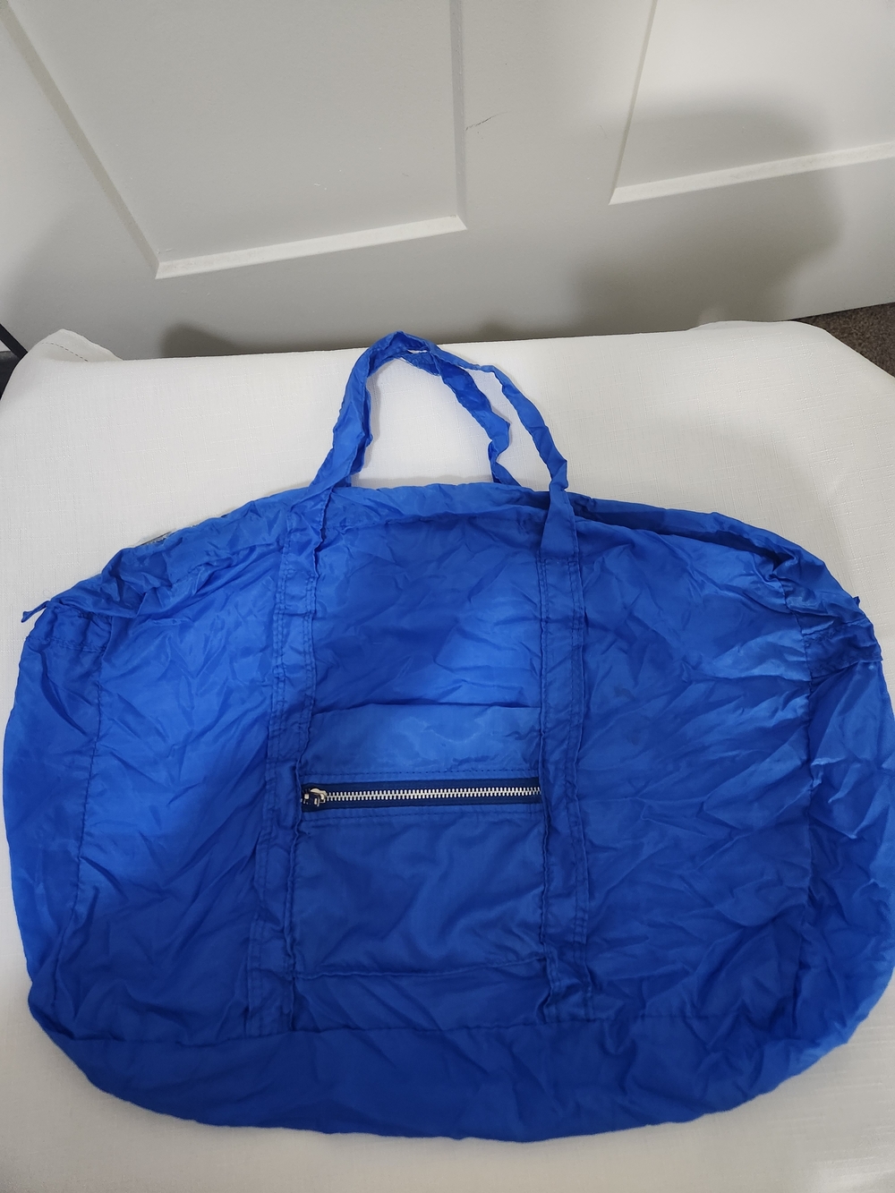Packable Tote Bag-Blue Lightweight